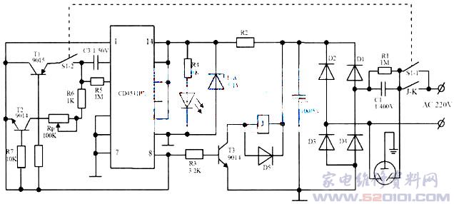 我想用发光二极管直接接220v电,电阻需要加几
