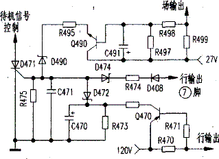 高路华TC-2981彩电在转换频道时易出现自动关机 第1张