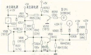 厦华XT6687 型彩电，按主电源开关面板红、绿指示灯亮，按面板上“CH”键，可进入“二次开机”状态，即红指示灯灭，仅绿灯亮，同时，听到短促的伴音随后机内传出“喀嚓”一声，便呈三无 第1张