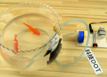 自制鱼缸增氧气泵