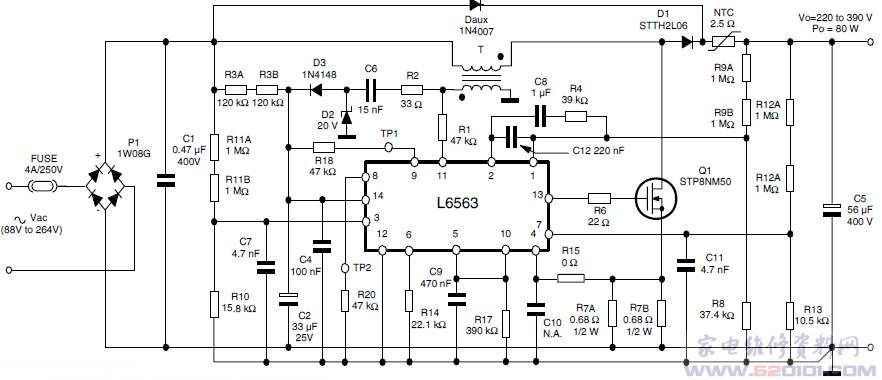 L6563 PFC转换控制器_家电维修资料网