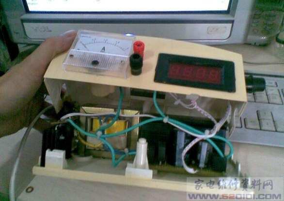 自制简易可调直流稳压电源(电路图)_家电维修
