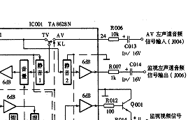王牌TCL9529型彩电TV/AV切换电路分析 第2张