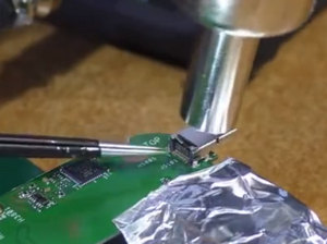 平板电脑/智能手机主板上micro USB接口如何焊接？