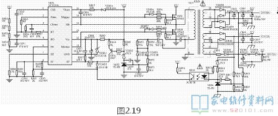 海信TLM40V68P液晶电源板（1673板）电路原理分析 第20张