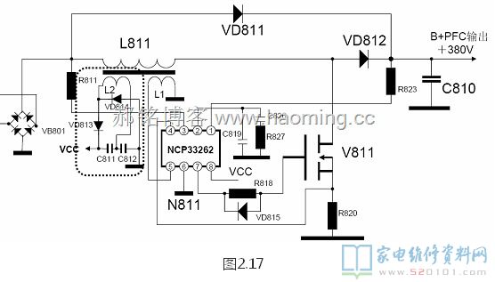 海信TLM40V68P液晶电源板（1673板）电路原理分析 第18张
