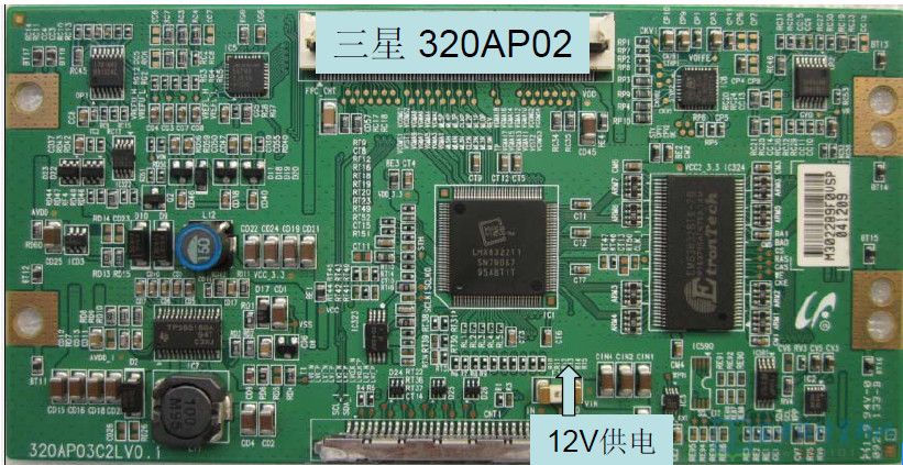 三星320AP02逻辑板维修图解 第1张