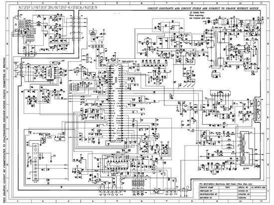 TCL NT21F3N彩电（8873_TEA1506P_STV9302）电路电路图