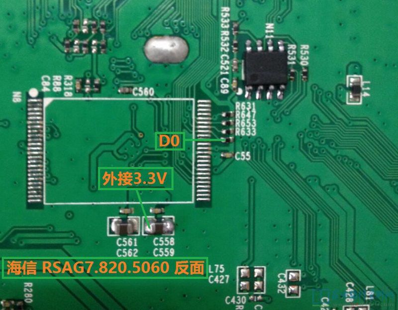 液晶电视EMMC读写方法和部分液晶主板ISP点位图 第30张