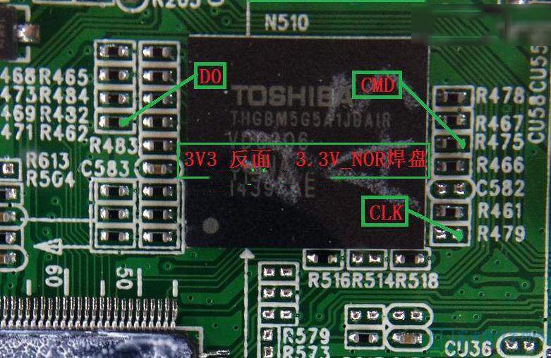 液晶电视EMMC读写方法和部分液晶主板ISP点位图 第32张