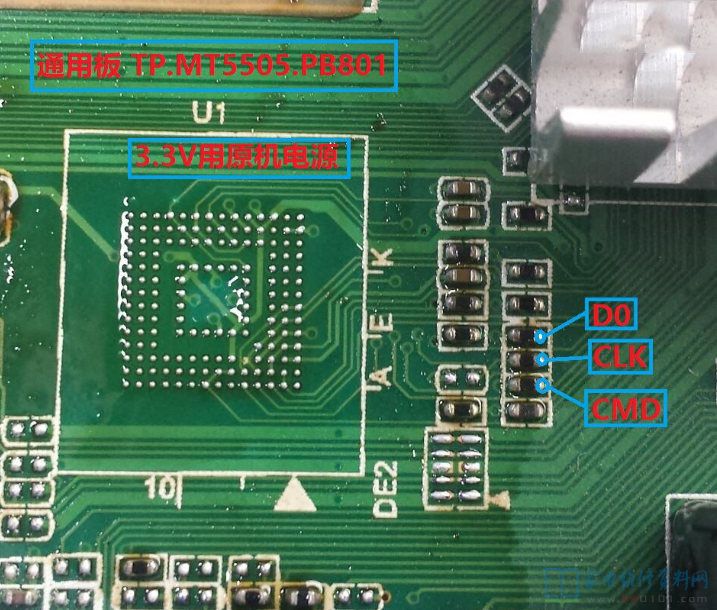 液晶电视EMMC读写方法和部分液晶主板ISP点位图 第15张