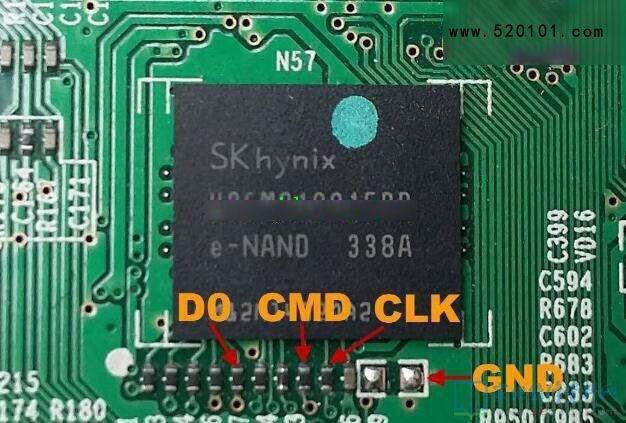 液晶电视EMMC读写方法和部分液晶主板ISP点位图 第16张