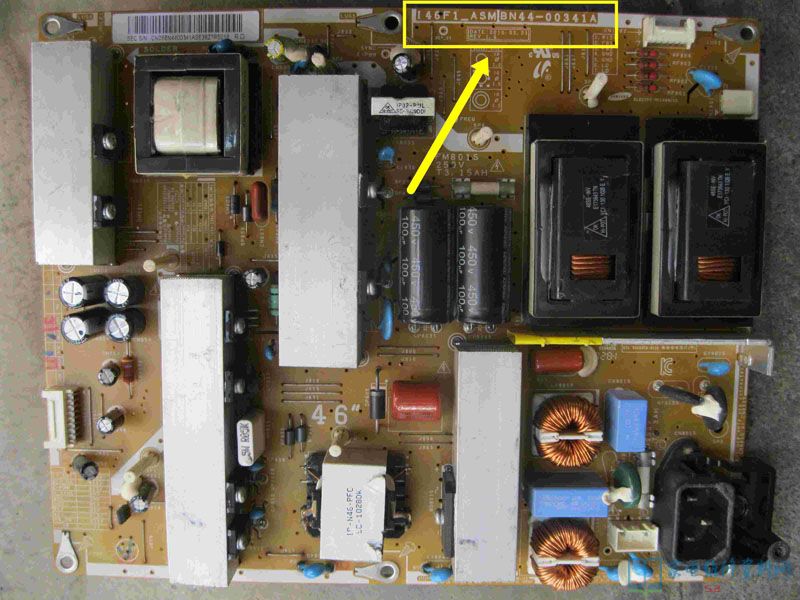三星BN44-00341A电源板关键故障点维修图解 第2张