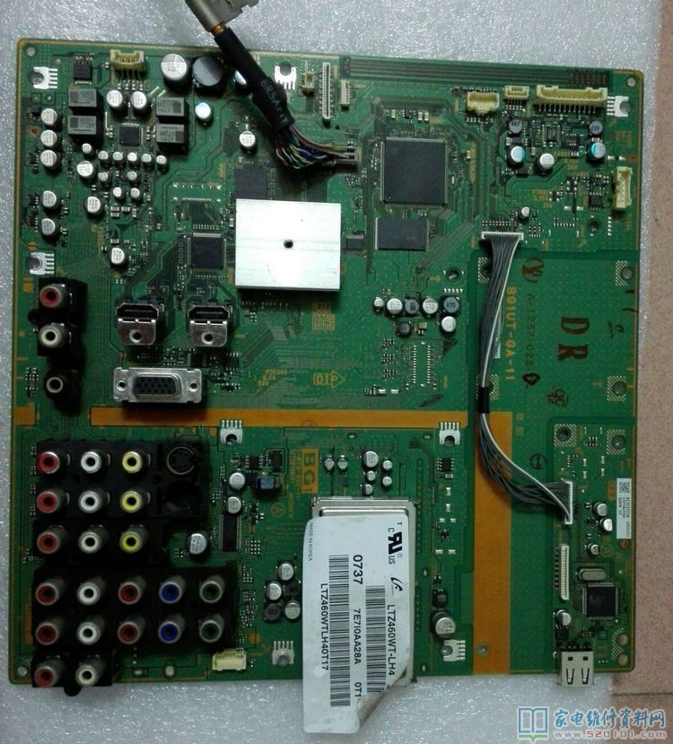 索尼KLV-40V300A液晶电视不开机保护故障维修 第1张