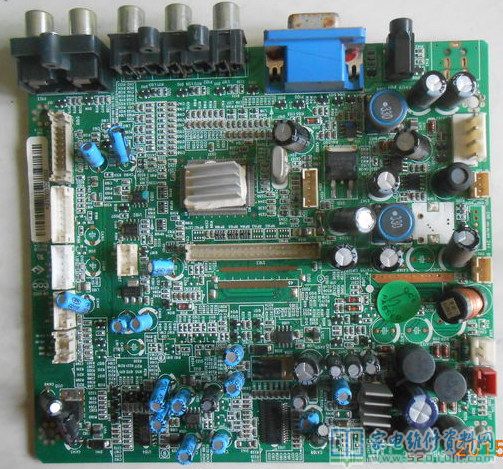 TCL LCD32K73液晶电视（MS18机芯）数字板故障导致不开机 第1张