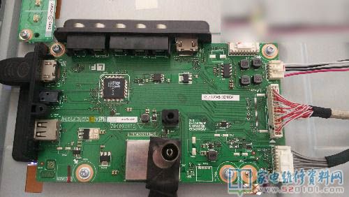 夏普LCD-32LX170A液晶电视指示灯不亮故障维修 第4张