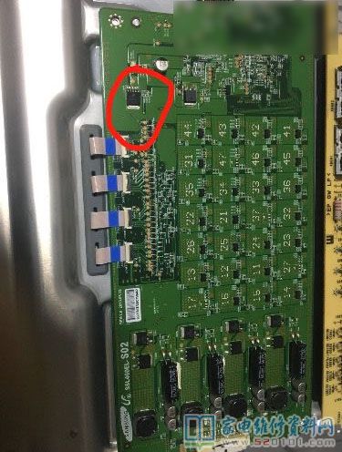 索尼KDL-46NX710液晶电视指示灯闪烁4次不开机维修 第1张