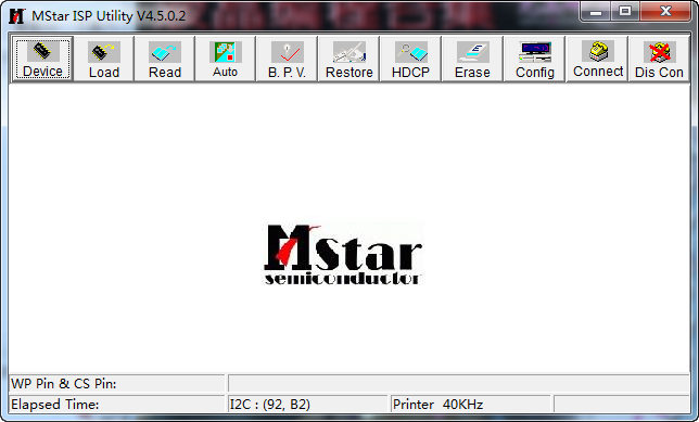 MStar ISP Utility V4.5.0.2