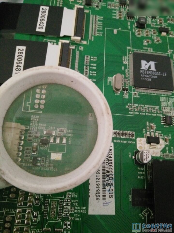 康佳LED43X6000D液晶电视指示灯不亮但不开机的维修 第4张