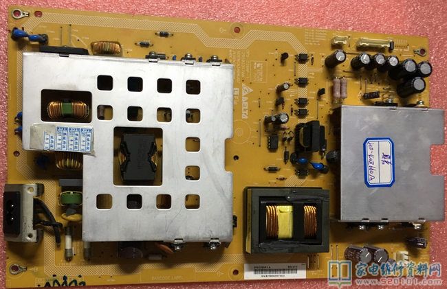 夏普LCD-40E66A液晶电视电源板通病故障 第1张