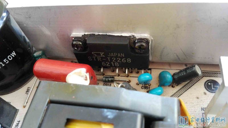 LG RT-37LZ55液晶电视电源板故障维修（图） 第7张