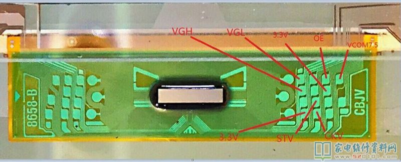 液晶屏常见Y轴TAB实用飞线脚位（图） 第17张