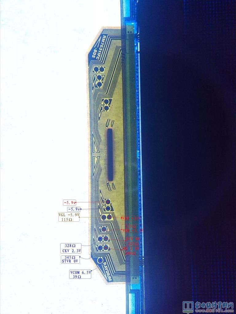 液晶屏常见Y轴TAB实用飞线脚位（图） 第19张
