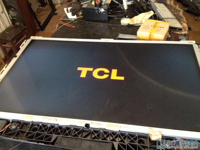 TCL L52M71F液晶电视无背光（背光保护）的故障维修 第2张