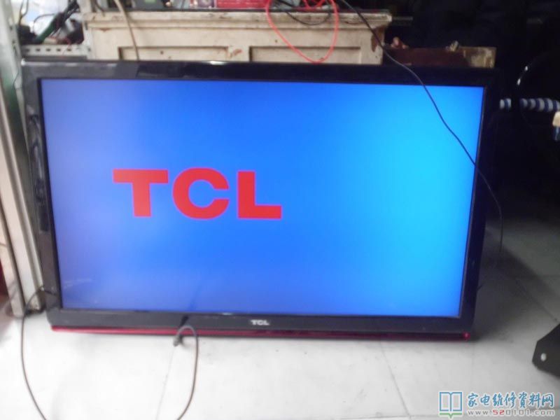 TCL L42E9液晶电视图像异常有鬼脸的故障维修 第2张