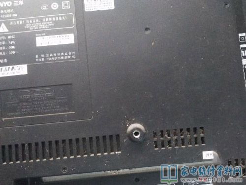 三洋42CE5100液晶电视图像有拖影的故障维修 第1张
