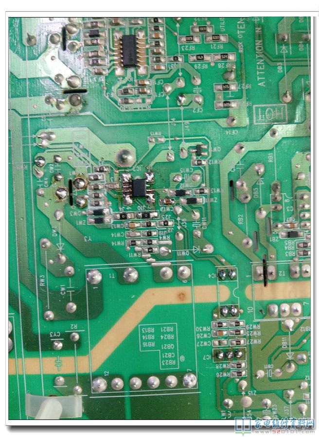 飞利浦32PFL3409/93液晶通电不开机指示红灯一长三短故障维修 第2张