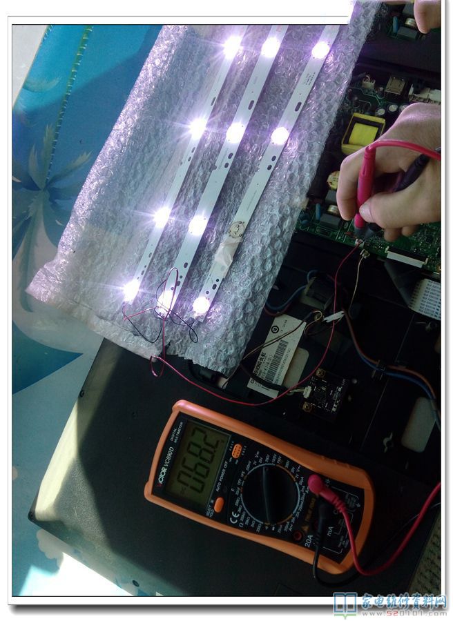 长虹LED32C1000N背光不亮的故障维修（图） 第4张