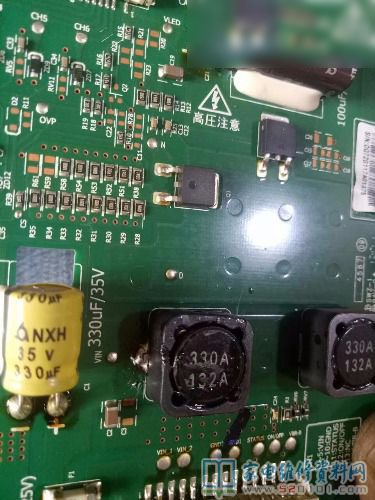 索尼KDL-47R500A液晶电视指示灯闪六下保护的故障检修 第5张