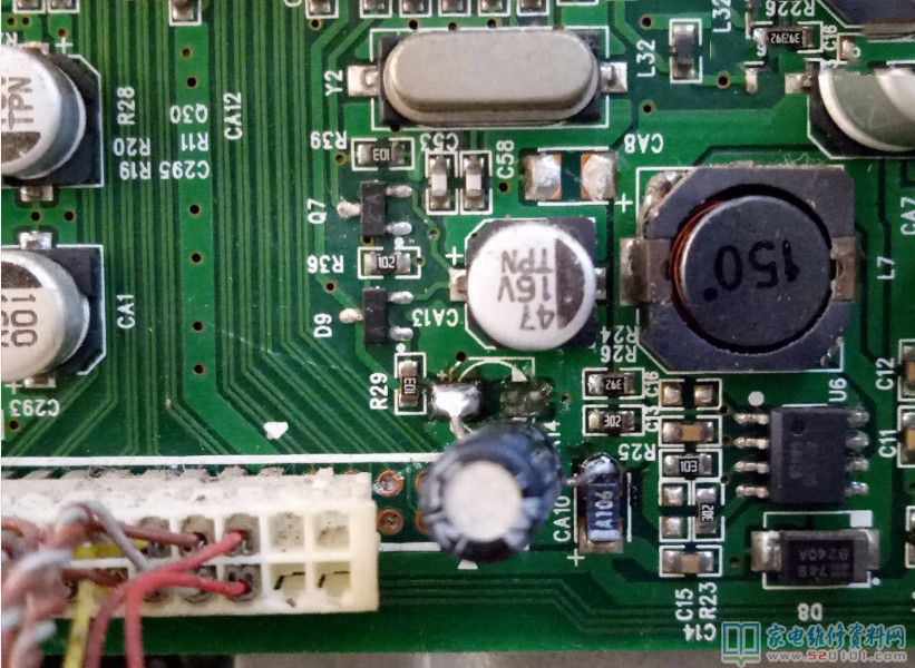 海信TLM3233N液晶电视开机困难的故障修复 第2张