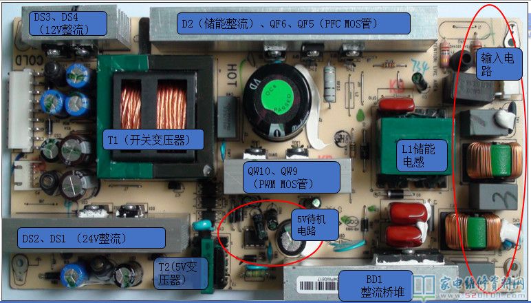 40-PWL37C-PWG1XG（PWL37板）电源板电路原理与维修 第1张