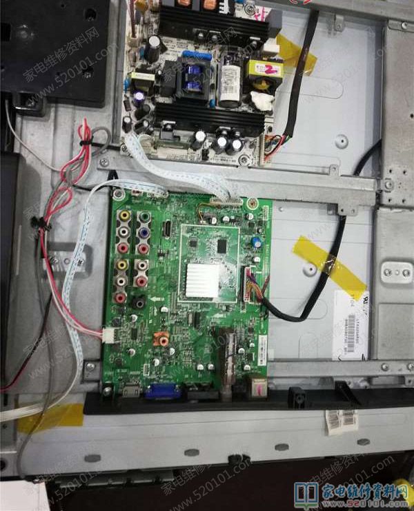 海信TLM32V78K液晶黑屏且遥控失灵的故障维修 第2张