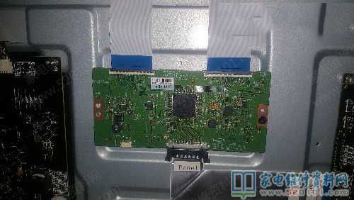 小米L60M4-AA液晶电视屏幕红绿白黑跳动的维修 第2张