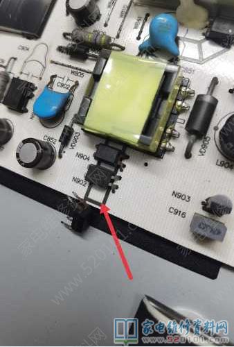 海信LED40K16P液晶电视红灯闪烁不开机的故障维修 第1张