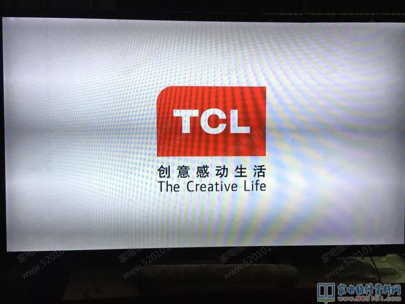 TCL L48F3500A-3D液晶电视左下角显示版本号的去除方法 第1张
