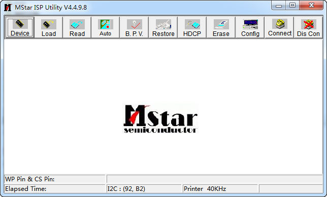 液晶电视MSTAR方案升级工具软件4498版本（ISP_Tool4498）