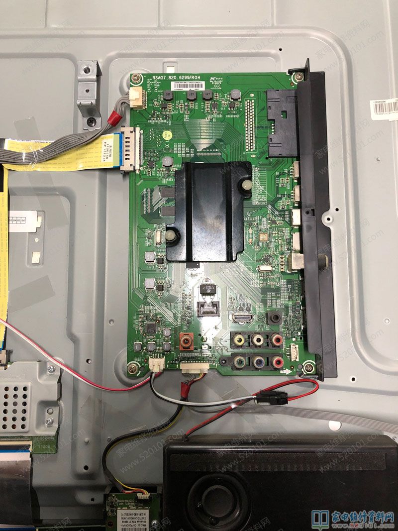 海信LED48K300U液晶电视无声音的故障维修 第1张