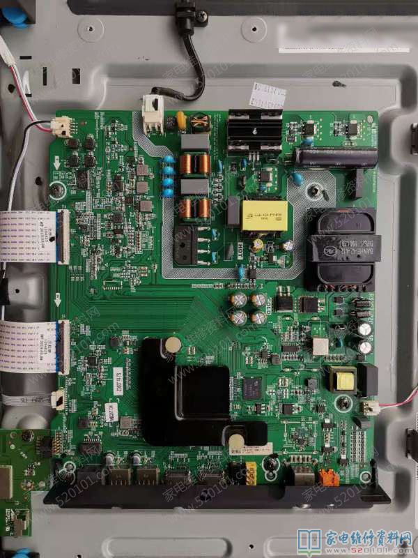 VIDAA 50V1A液晶电视自动关机的故障维修 第1张