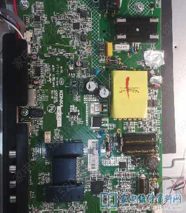 康佳LED43K1000A液晶电视开机不通电的维修 第1张