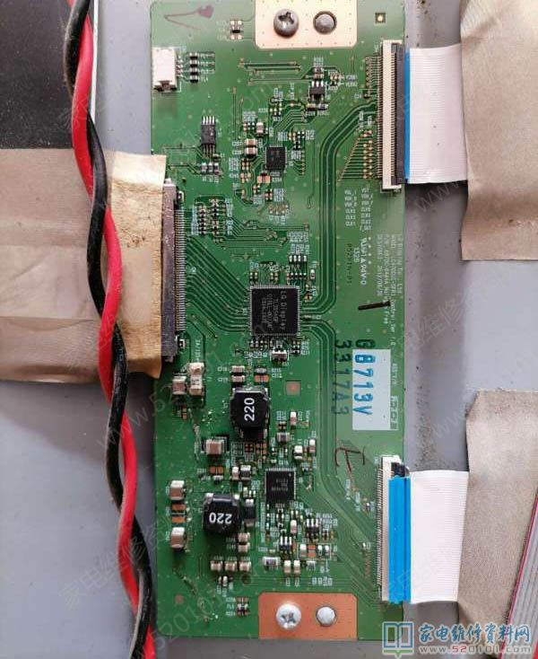 康佳LED47R5500PDF液晶电视灰屏的故障维修 第2张
