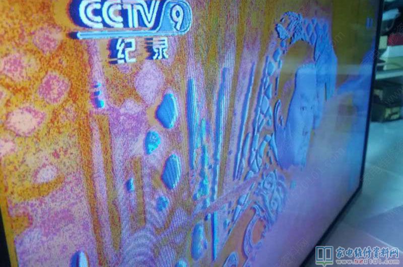 长虹LED32B2100C液晶电视花屏的故障维修 第2张