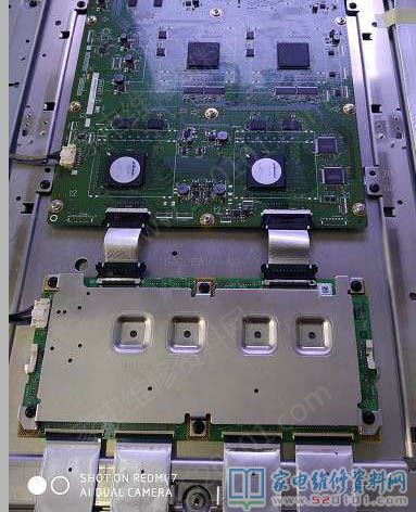 夏普60UD10A液晶电视开机红灯闪2次的故障维修 第2张