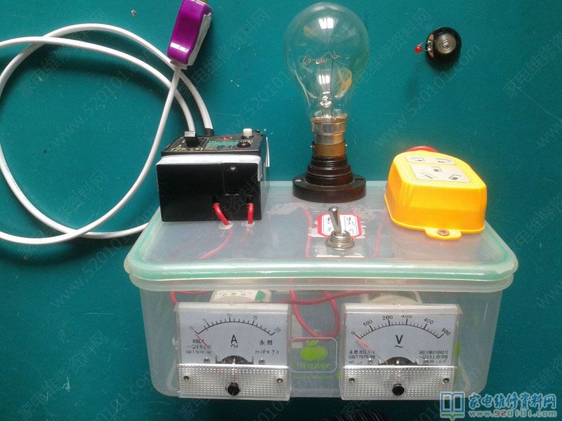 一款串灯维修电磁炉套件 可测电压电流 家电维修资料网