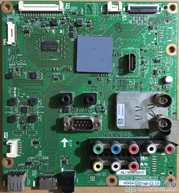 夏普LCD-40LX160A液晶电视显示DO NOT POWER OFF SCAN 第1张