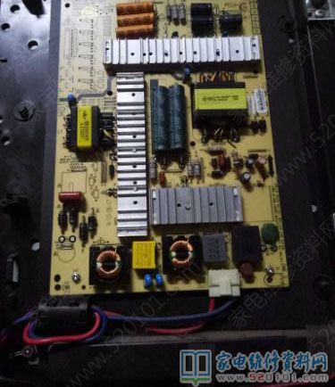 创维42E350E液晶电视电源板烧R115电阻的通病故障维修 第1张