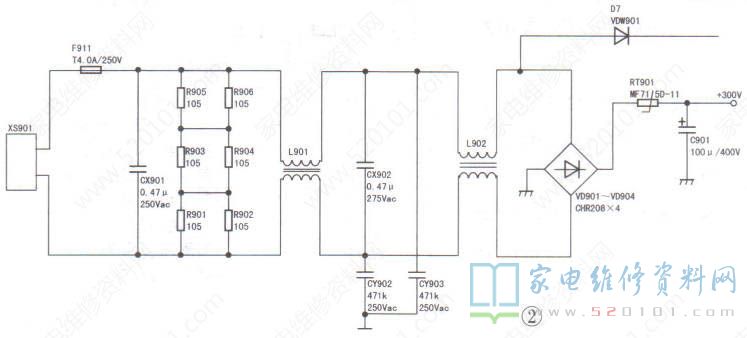 康佳液晶电视35017517四合一驱动板开关电源、背光电路分析与故障检修（上） 第2张